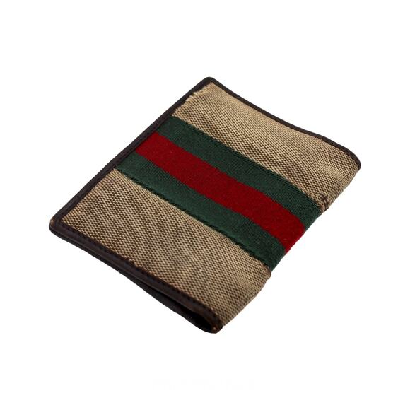 🔴 Gucci Pocket Organizer Wallet - Signature Web - Picture 4 of 7